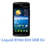 Download Acer Liquid E700 E39 USB Driver