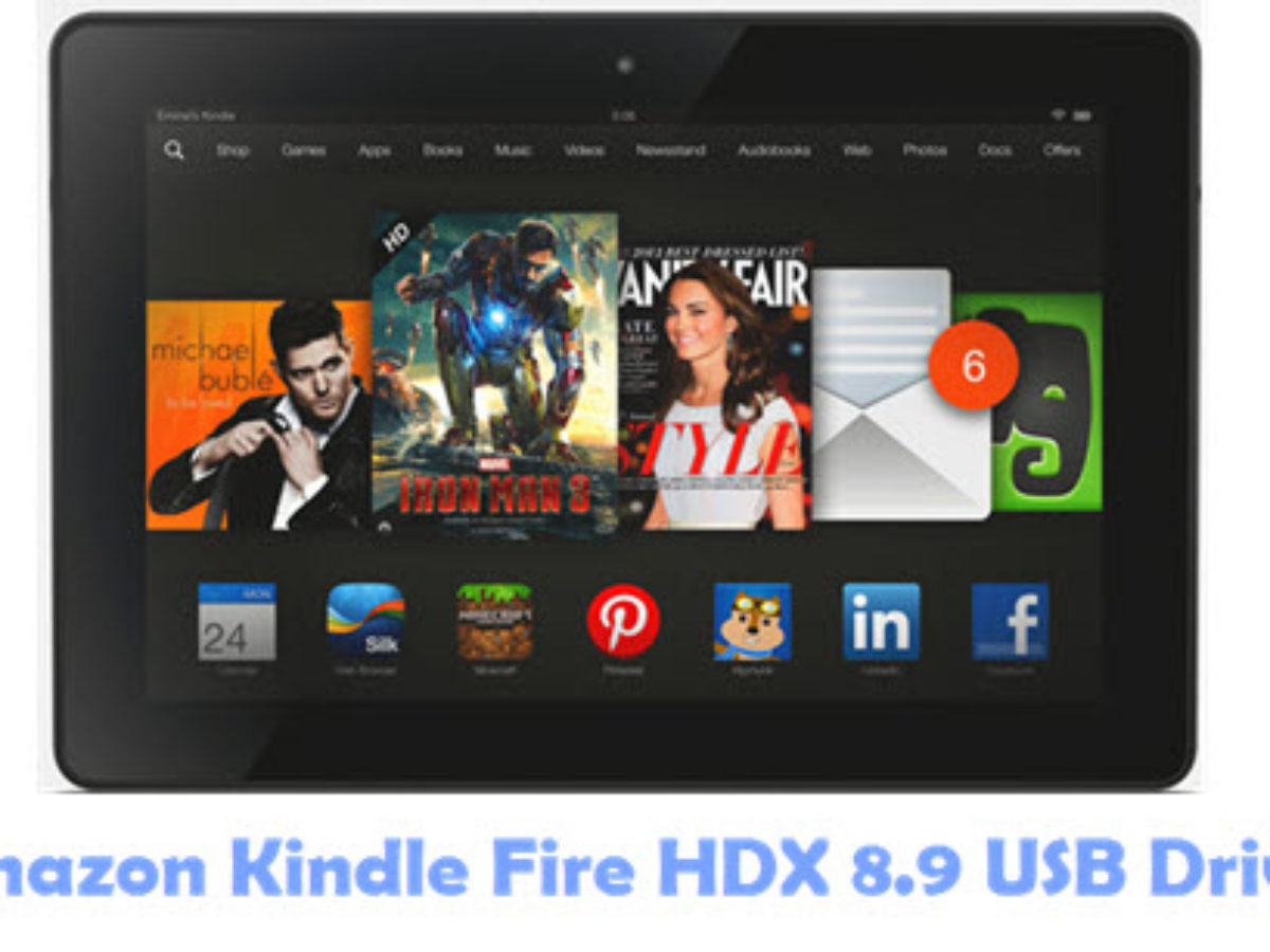 drivers for kindle fire hd 8.9 to connect to a mac