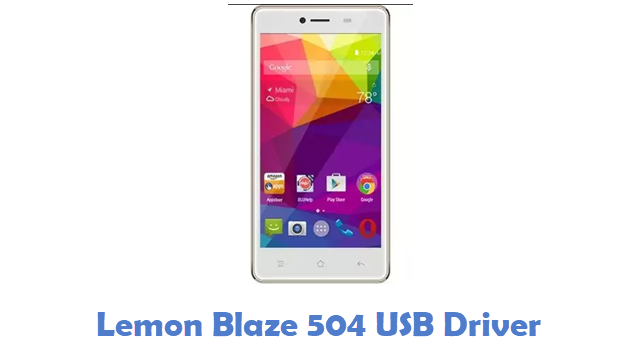 Lemon Blaze 504 USB Driver