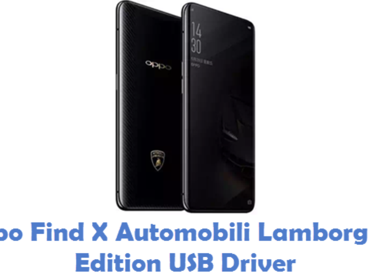 Download Oppo Find X Automobili Lamborghini Edition USB Driver