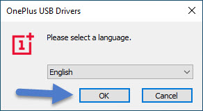 Choose the Language - OnePlus USB Drivers