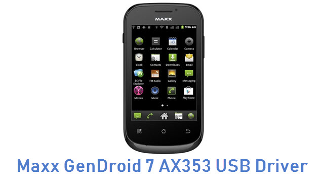 Maxx GenDroid 7 AX353 USB Driver