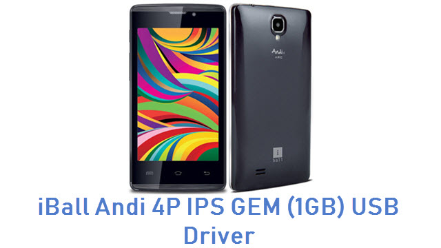 iBall Andi 4P IPS GEM (1GB) USB Driver