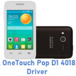 Alcatel OneTouch Pop D1 4018A USB Driver