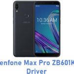 Asus Zenfone Max Pro ZB601KL USB Driver