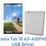 Acer Iconia Tab 10 A3-A20FHD-K1AY USB Driver