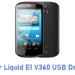 Acer Liquid E1 V360 USB Driver