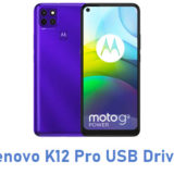 Lenovo K12 Pro USB Driver