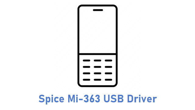 Spice Mi-363 USB Driver