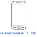 Asiafone Asiadroid AF16 USB Driver