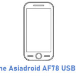Asiafone Asiadroid AF78 USB Driver