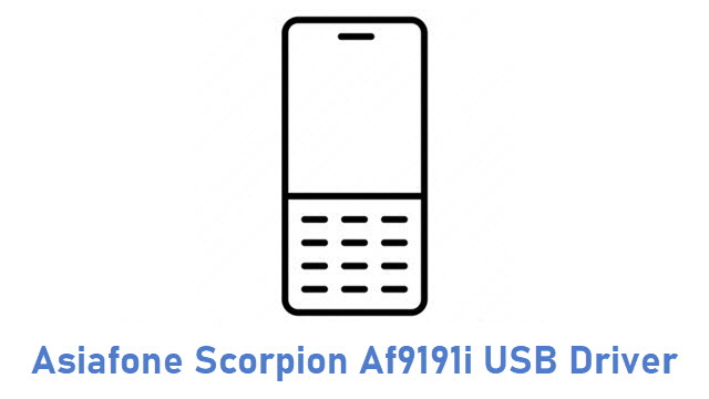 Asiafone Scorpion Af9191i USB Driver