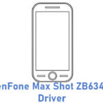 Asus ZenFone Max Shot ZB634KL USB Driver
