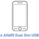 Bmobile AX605 Dual Sim USB Driver