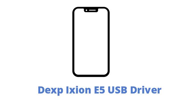 Dexp Ixion E5 USB Driver