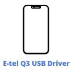 E-tel Q3 USB Driver