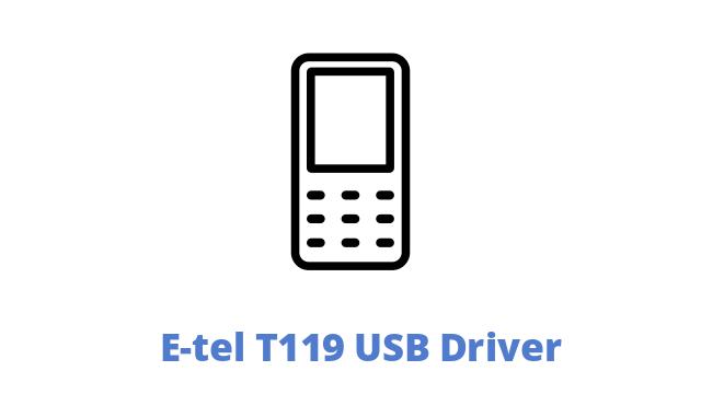 E-tel T119 USB Driver
