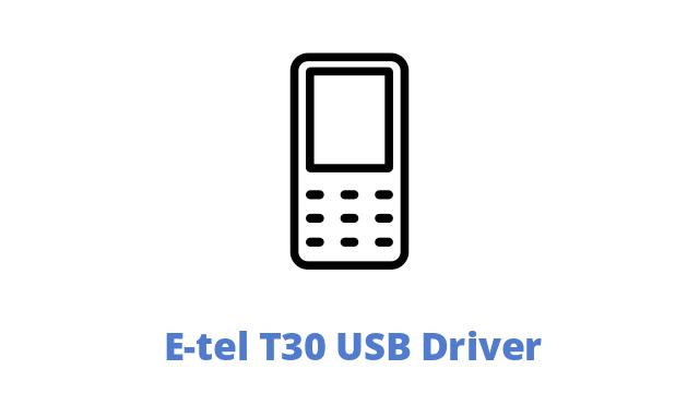 E-tel T30 USB Driver