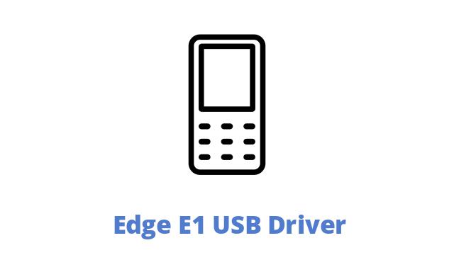 Edge E1 USB Driver