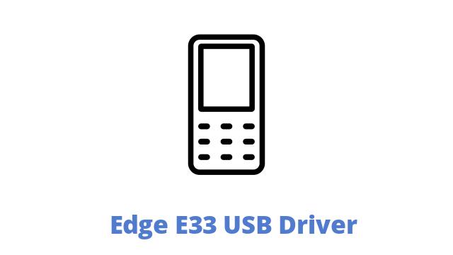 Edge E33 USB Driver