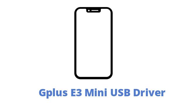 Gplus E3 Mini USB Driver