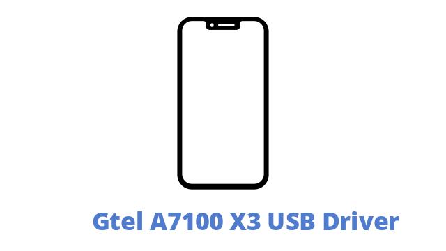 Gtel A7100 X3 USB Driver