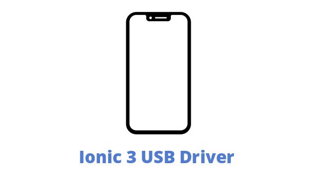 Ionic 3 USB Driver