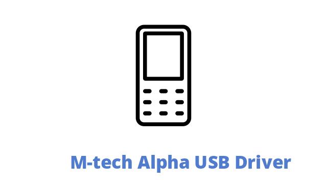 M-tech Alpha USB Driver