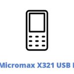 Micromax X321 USB Driver