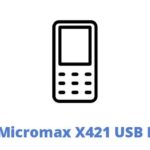 Micromax X421 USB Driver