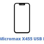 Micromax X455 USB Driver