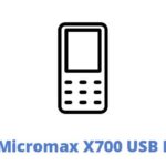 Micromax X700 USB Driver