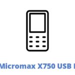 Micromax X750 USB Driver