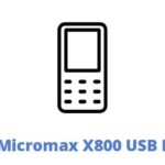 Micromax X800 USB Driver