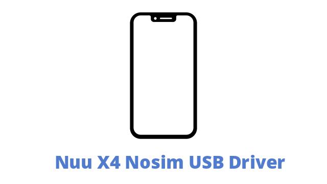 Nuu X4 Nosim USB Driver