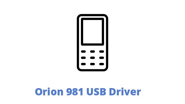 Orion 981 USB Driver