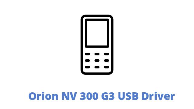 Orion NV 300 G3 USB Driver