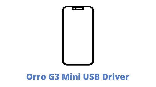 Orro G3 Mini USB Driver