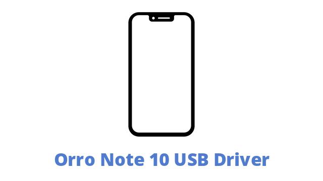Orro Note 10 USB Driver