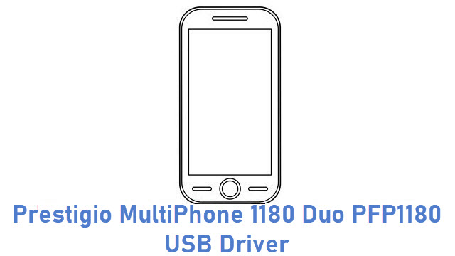 Prestigio MultiPhone 1180 Duo PFP1180 USB Driver