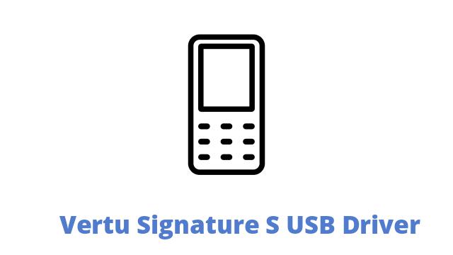 Vertu Signature S USB Driver